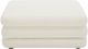 Moe's Home Collection Lowtide Warm White Ottoman-1