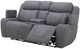 Kate Preston Home Aline Storm Blue Zero Gravity Power Reclining Console Loveseat with Power Headrest-4