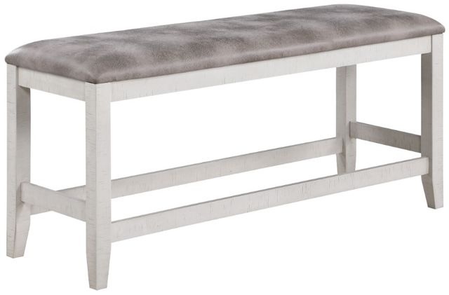New Classic® Home Furnishings Richland 6-Piece Gray/Vintage Cream Counter Dining Set-3