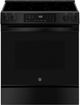GE® 500 Series 30" Black Slide-In Electric Range-0