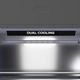 ZLINE Autograph Edition 30" 16.1 Cu. Ft. White Matte Built-In Bottom Freezer Refrigerator with Water Dispenser, Ice Maker, and Champagne Bronze Accents-3