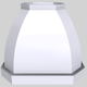 Vent-A-Hood® Designer Series 36" White Island Range Hood-0