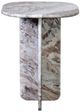 Dovetail Furniture Christos Brown/White Side Table-1