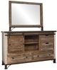 International Furniture Direct Antique Brown 6-Drawer Dresser-4