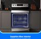 Midea® 30" Stainless Steel Freestanding Electric Range with Steam Cleaning-4