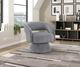 Homelegance® Upton Dark Gray Swivel Chair-1