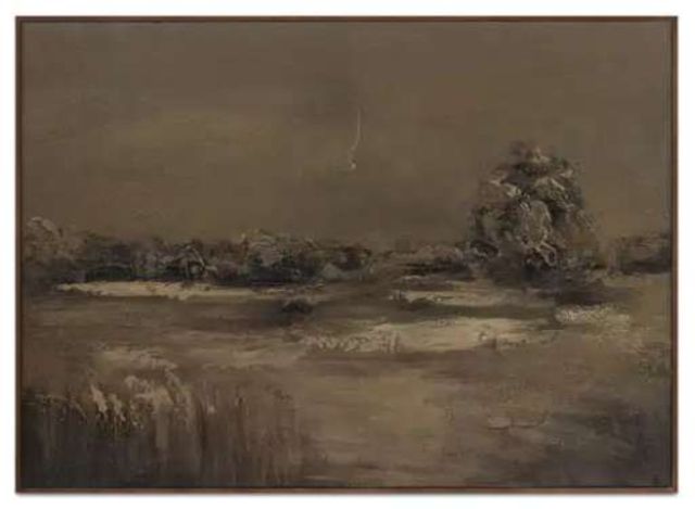 Moe's Home Collection Ode Framed Painting-0