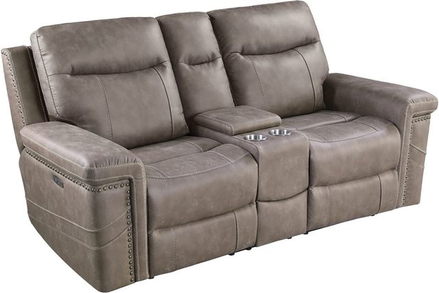 Coaster® Wixom 2-Piece Taupe Power^2 Reclining Living Room Set-2