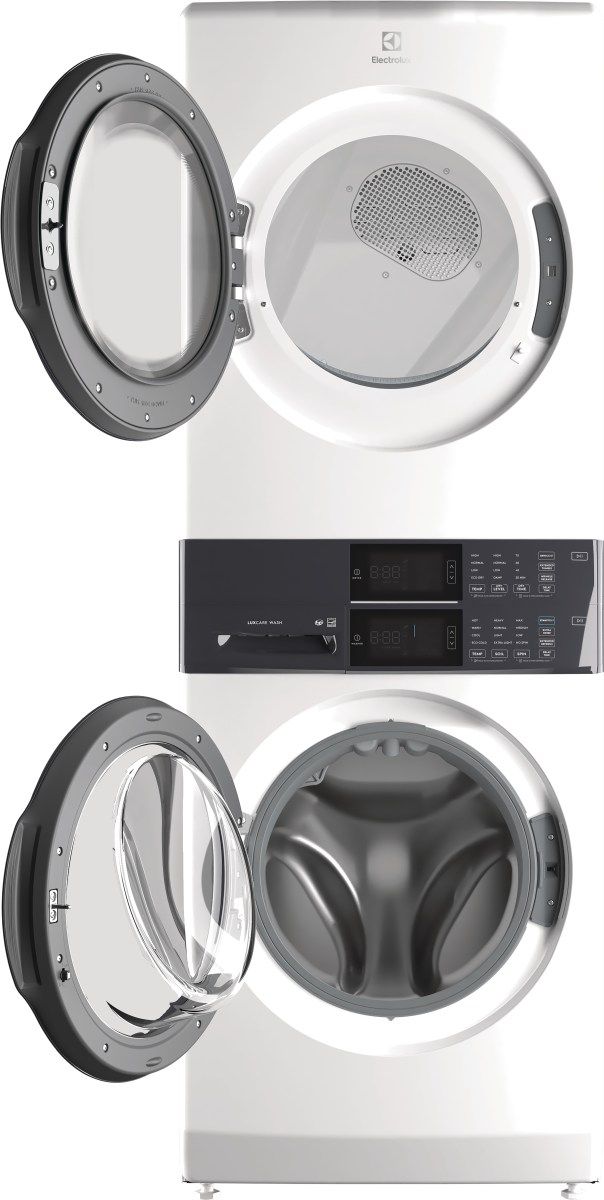 Electrolux 300 Series 4.4 Cu. Ft. Washer, 8.0 Cu. Ft. Electric Dryer White Stack Laundry-3