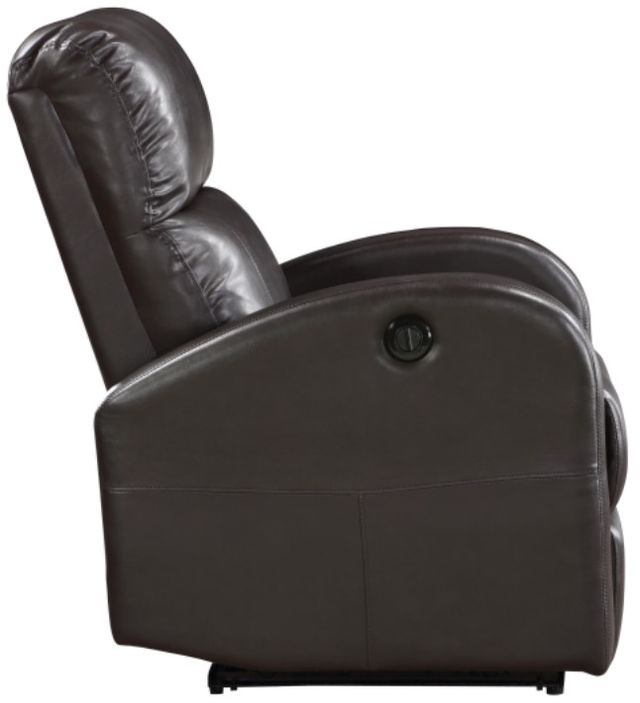 Homelegance® Wiley Brown Power Reclining Chair-3
