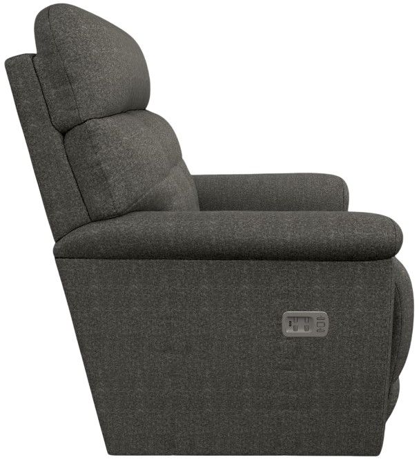 La-Z-Boy® Fulton Charcoal Power Rocking Recliner with Headrest and Lumbar-2