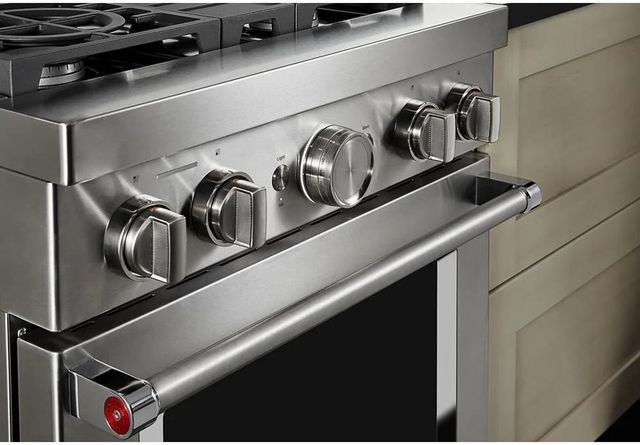 KitchenAid® 30" Stainless Steel Pro Style Gas Range-4