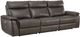 Homelegance® Maroni Dark Brown Double Power Reclining Sofa with Power Headrests-0
