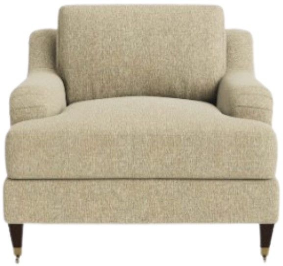 Bassett® Furniture Customizable Stockten English Arm Chair with Casters-1