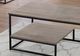 Monarch Specialties Inc. 3 Piece Dark Taupe with Black Metal Table Set-1