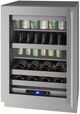 U-Line® 5 Class Glass/Stainless Steel 24" Undercounter Beverage Center-0