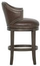 Fairfield® Customizable Pelle Provisions Gimlet Leather Swivel Bar Stool-2