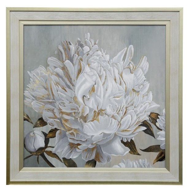 Stylecraft Cecilia II Gray/White Wall Art-0