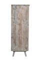 A & B Home Sand Blast White Cabinet-4