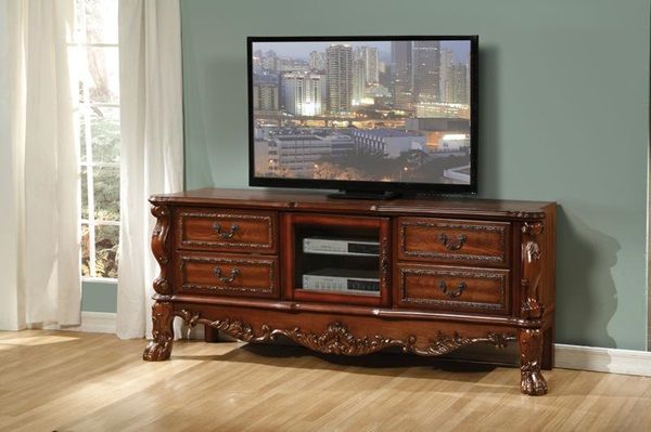 ACME Furniture Dresden Cherry Oak TV Stand-3