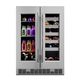 Element Cellara 24" 4.7 cu. ft. Stainless Steel Dual Zone Beverage & Wine Cooler -2