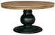 Signature Design by Ashley® Ridgester Light Brown Round Dining Table with Matte Black Base-0