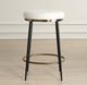 Uttermost® Ensemble Cream/Matte Black Counter Stool-1
