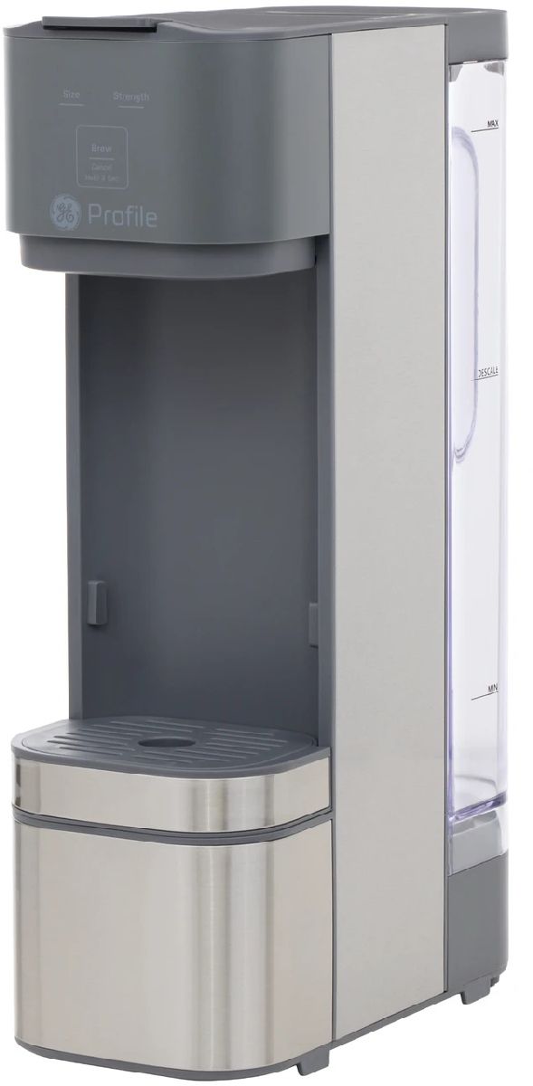 GE Profile™ Brewpal™ 17" Gray/Stainless Steel Coffee Maker-2
