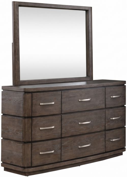 Liberty Furniture Cascade Falls 4-Piece Satin Espresso Queen Panel Bedroom Set-2