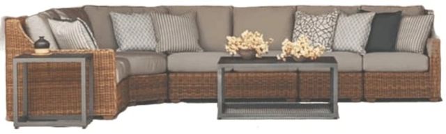 Lane Venture® Customizable Oasis 5-Piece Outdoor Sectional-0