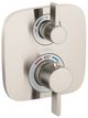 Hansgrohe Ecostat E Brushed Nickel Thermostatic Trim with Volume Control and Diverter-0
