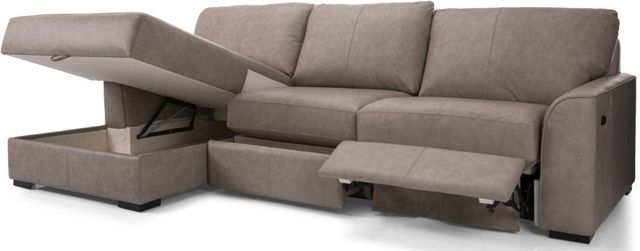 Decor-Rest® Furniture LTD 2-Piece Power Reclining Left-Arm Facing Sectional and Chaise-1