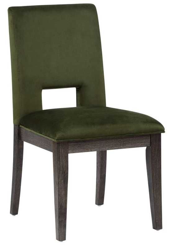 Steve Silver Co. Evan 5-Piece Green/Walnut Dining Table Set-3