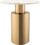 TOV Furniture Terzo White Marble Side Table-0