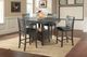 Elements International Max Distressed Grey Counter Stool-2