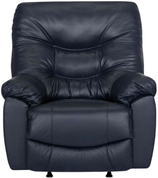 Franklin™ Trilogy Federica Navy Manual Swivel Rocker Recliner-1