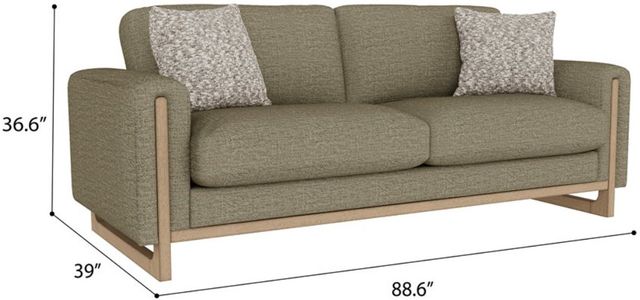 Emerald Home Sutton Place Olive Green Sofa-2