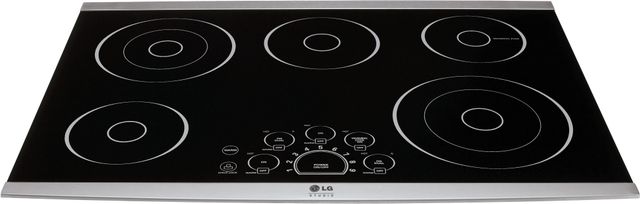 LG Studio 30" Stainless Steel Frame Electric Cooktop-1