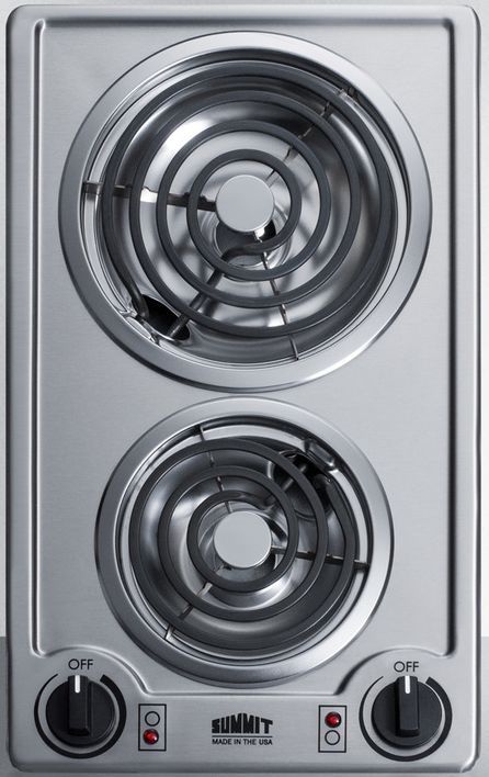 Summit® 12" Stainless Steel Electric Cooktop-0