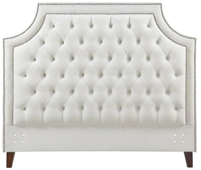 Parker House® Jasmine Champagne Queen Upholstered Panel Bed-2