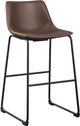 Signature Design by Ashley® Centiar Brown Tall Upholstered Barstool- Set of 2-0