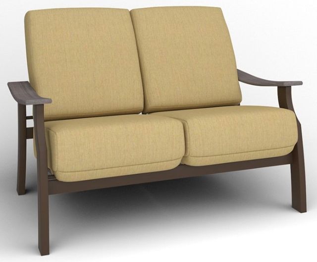 Telescope Casual St. Catherine MGP Cushion Loveseat with MGP Rustic Arms-0