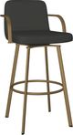 Amisco Customizable Tricia Bar Swivel Stool-2