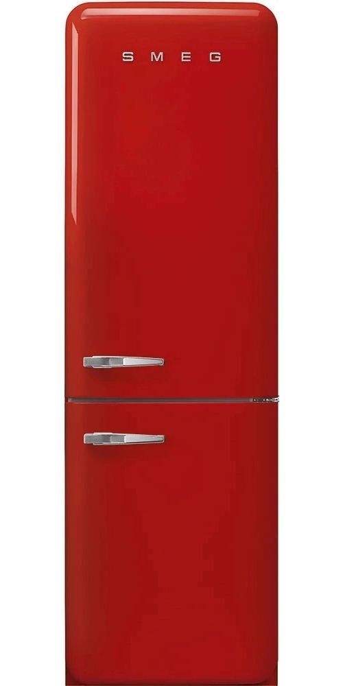 Smeg 50's Retro Style Aesthetic 11.7 Cu. Ft. Red Bottom Freezer Refrigerator-0