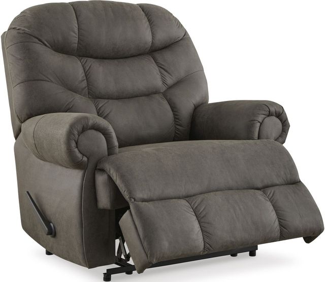 Signature Design by Ashley® Camera Time Gunmetal Manual Recliner-1
