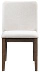 New Classic® Home Furnishings Kody Cream/Dark Walnut Dining Side Chair-2