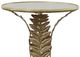 Century® Grand Tour Furniture Arlo Antique Mirror Top Accent Table with Gray/White Base-1