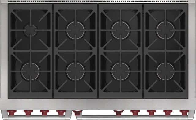 Wolf® 48" Stainless Steel Pro Style Dual Fuel Range-1