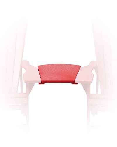 C.R. Plastics Red Arm Table-0
