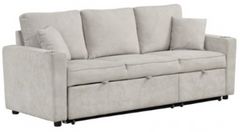 Furniture of America® Kendal Beige Sleeper Sofa